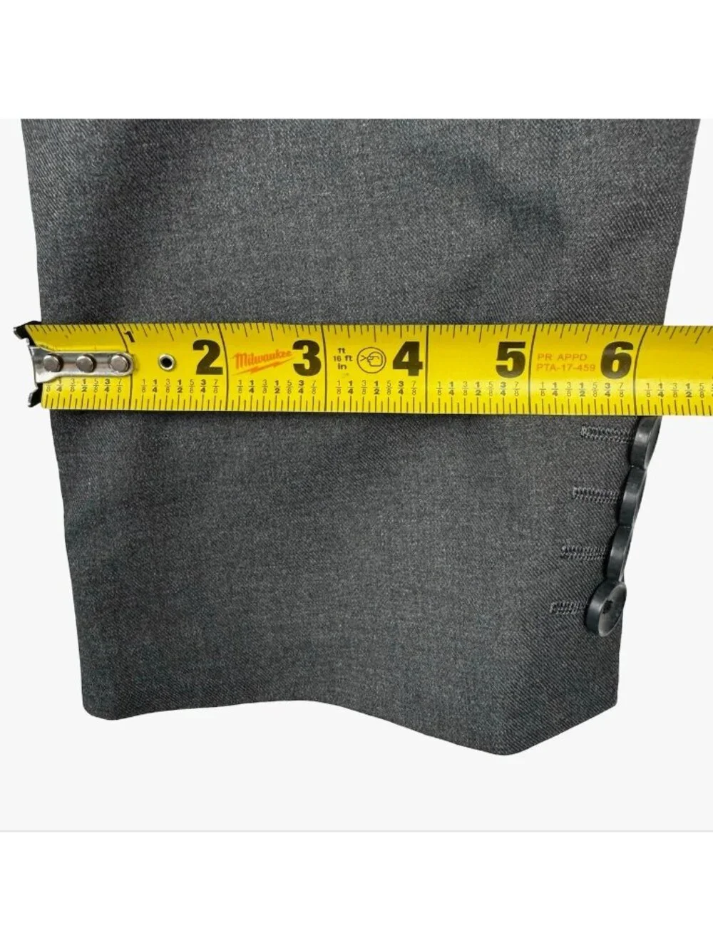 Haggar Men’s Polyester Blend 2-Button Blazer Gray • 42R
